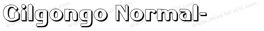 Gilgongo Normal字体转换